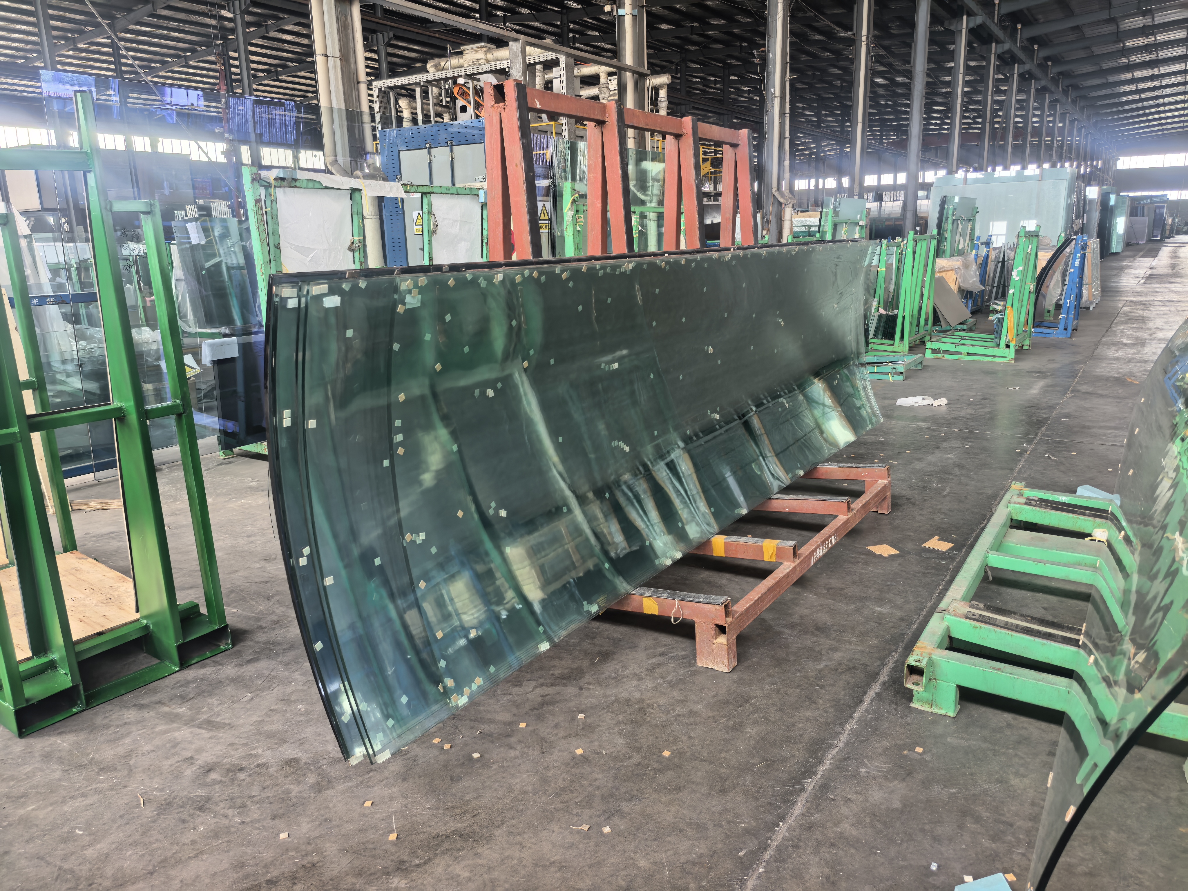 Curved Tempered Glass for Building