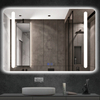 Rectangle Horizontal Install Bathroom LED Mirror with 3X Magnify