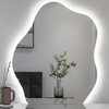 Irregular Shape Backlit Bathroom LED Mirror with Touch Switch