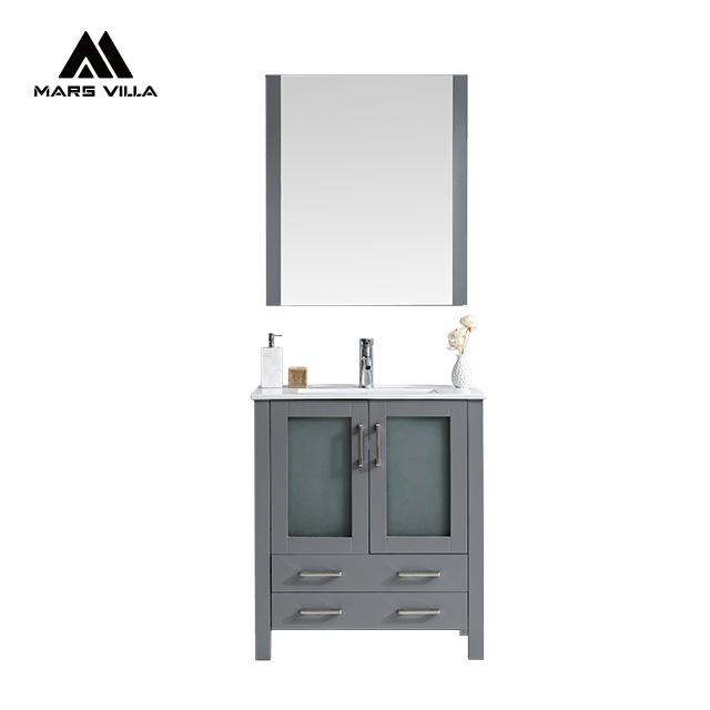 Modern Style Bathroom Vanity Cabinet with Mirror