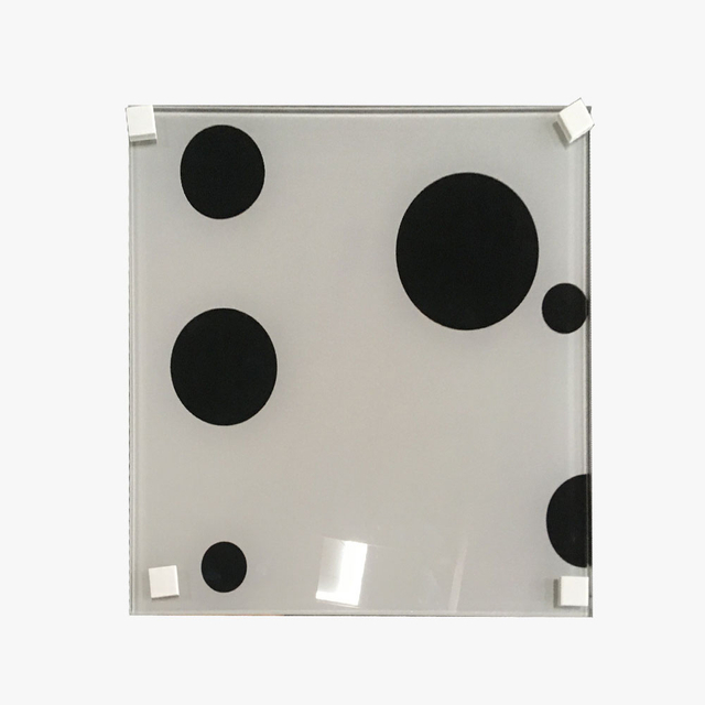 Color Printed Tempered Glass with Custom Pattern