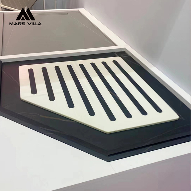 Acrylic Solid Surface Shower Tray Composite Stone Shower Tray