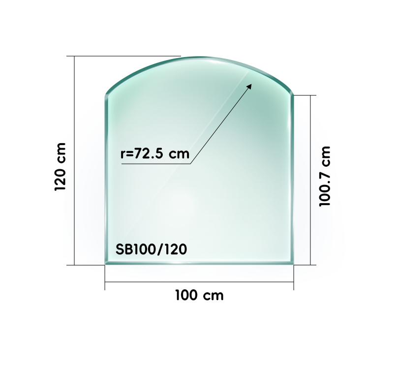 Flash-polish Glass Hearth Pad