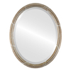 Antique Round Oval Shape Plastic PS PP Frame Bathroom Wall Mirror