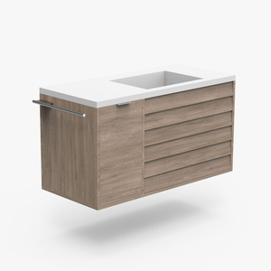New Design Single Sink Bathroom Vanity with Blind Door