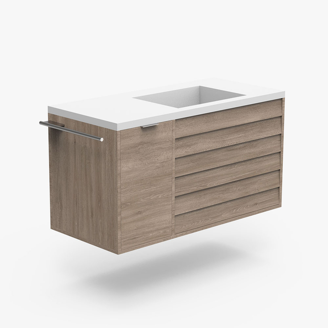 New Design Single Sink Bathroom Vanity with Blind Door