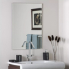 3mm 4mm 5mm 6mm Rectangle Shape Wall Mounted Bathroom Home Decor Frameless Beveled Edge Mirror