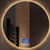 Round Shape Front Light Backlit Bathroom LED Mirror with Magnify