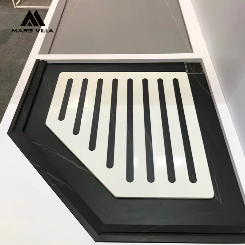 Acrylic Solid Surface Shower Tray Composite Stone Shower Tray