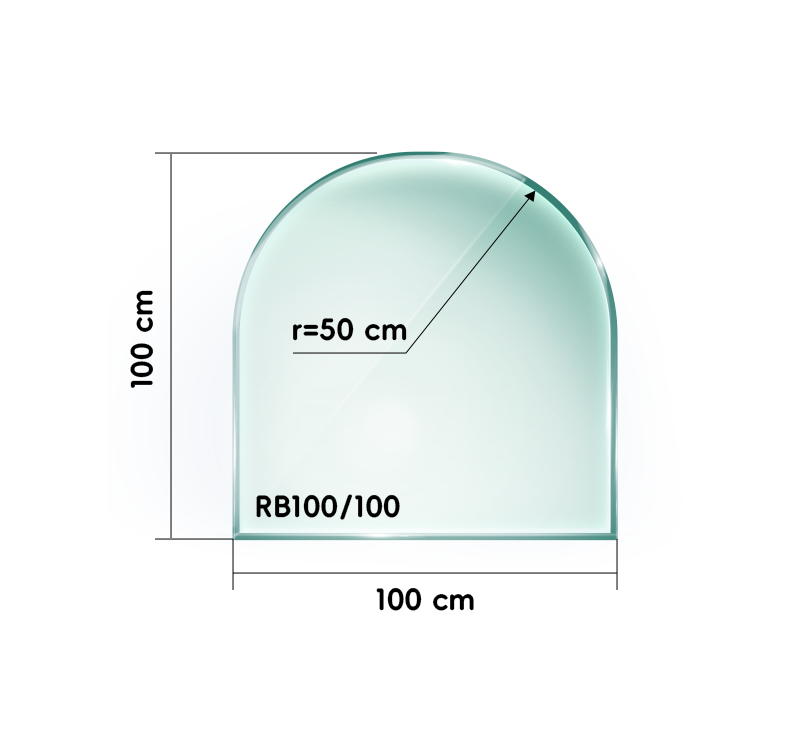 Flash-polish Glass Hearth Pad