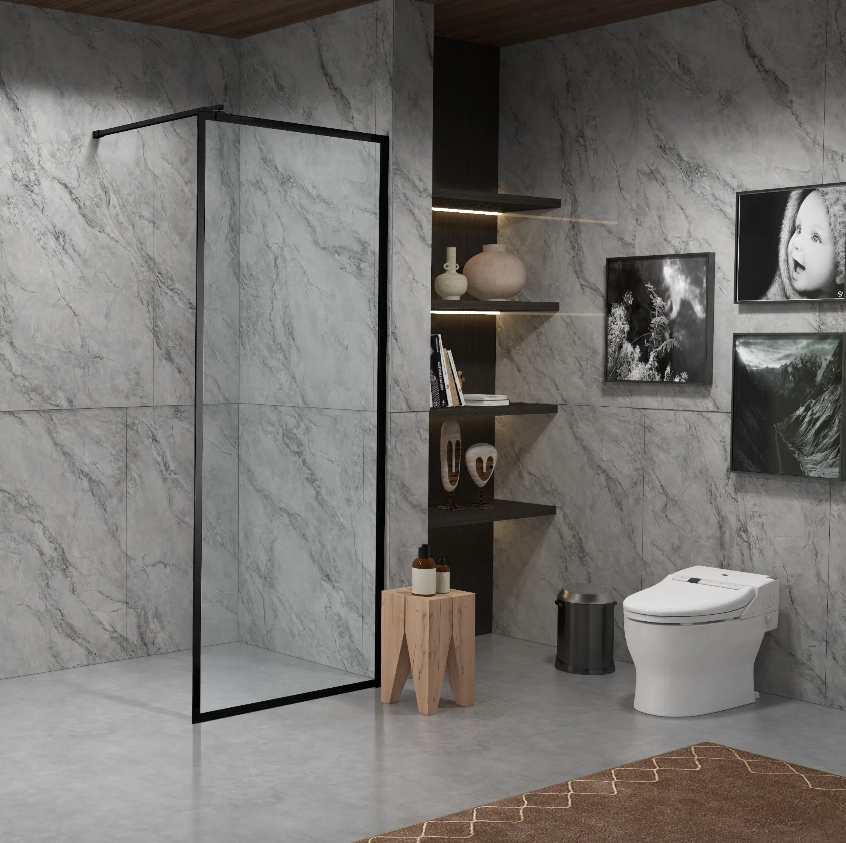 Frameless Glass Shower Screen with 8mm 10mm Thick Glass 