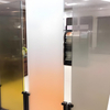 Laminated glass with colorgradient PVB interlayer