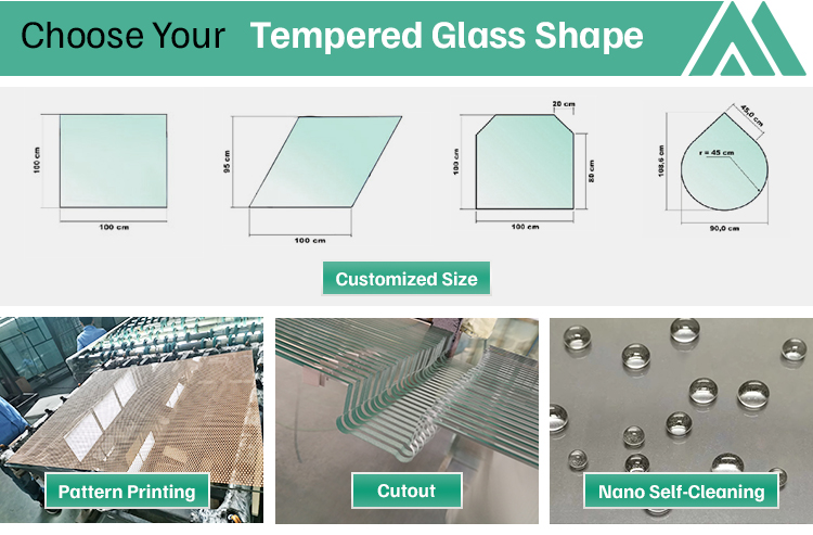 tempered glass shape