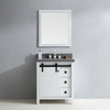 Floor Standing Single Sink Bathroom Vanity with Sliding Door