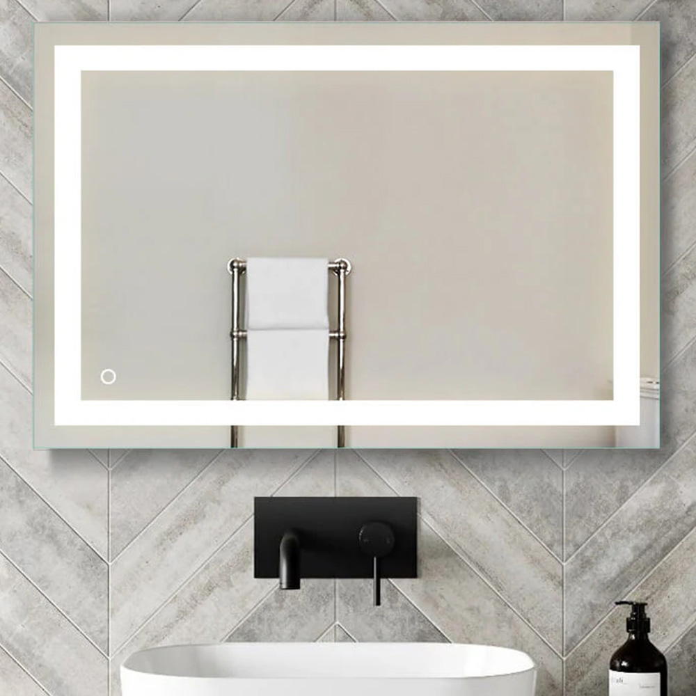 Rectangle Vertical Install Bathroom LED Mirror