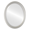 Antique Round Oval Shape Plastic PS PP Frame Bathroom Wall Mirror