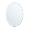 Oval Shape Wall Mounted Bathroom Home Decor Frameless Beveled Edge Mirror