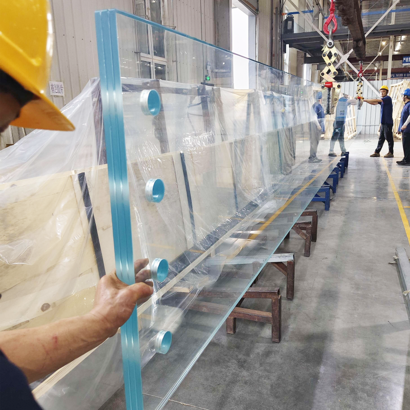 Jumbo Size Heat Strengthened Glass with SGP Interlayer
