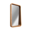 Irregular Shape Horizontal and Vertical Install Solid Frame Dressing Mirror