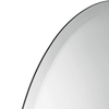 Oval Shape Wall Mounted Bathroom Home Decor Frameless Beveled Edge Mirror