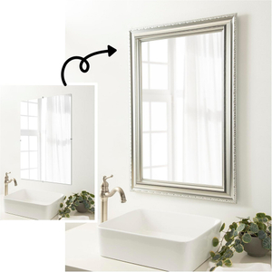 Customization Available Bathroom Home Decor PS MDF Frame Wall Mirror